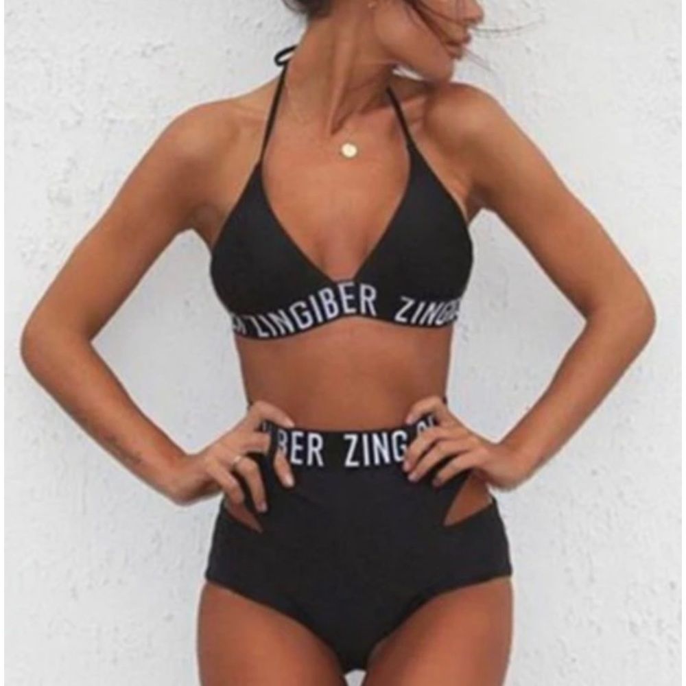🔥SUPER RARE🔥 Zingiber 2 piece luxury bathing suit L